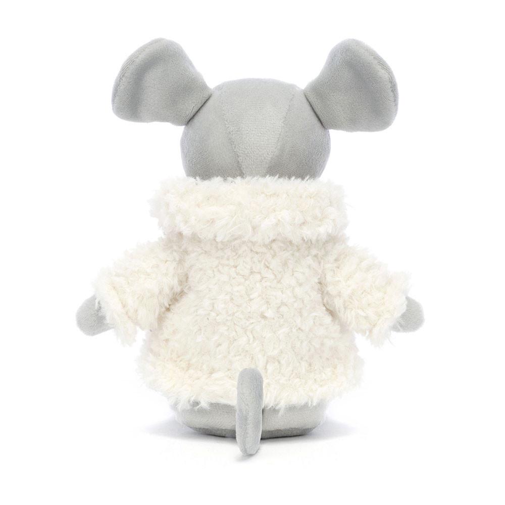 Woodland Jellycat Peluche Comfy Coat Mouse,18cm x 7cm x 6cm Grise | 85926-QARK