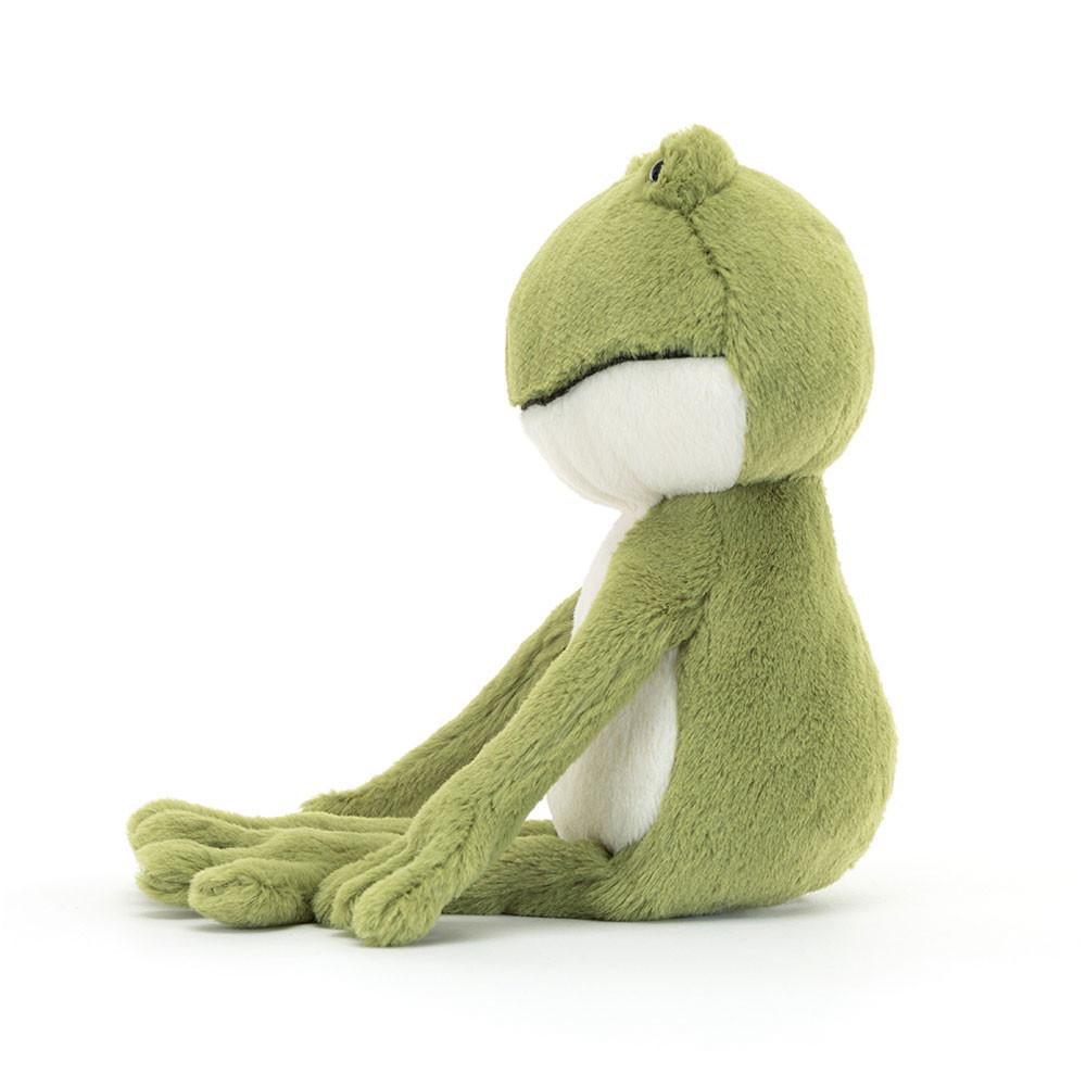 Woodland Jellycat Peluche Finnegan Frog,23cm x 7cm x 7cm Vert | 32947-NSRB