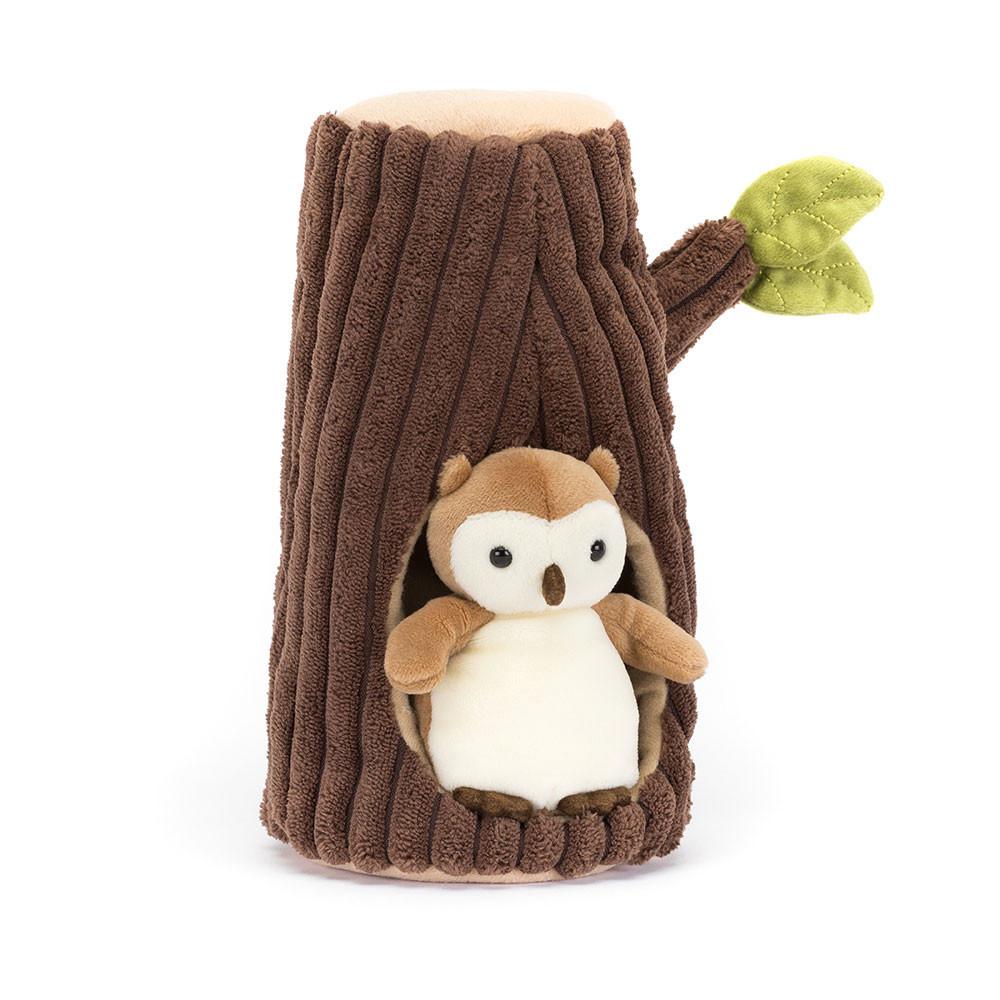 Woodland Jellycat Peluche Forest Fauna Owl,19cm x 11cm x 10cm Marron | 50948-EHLP