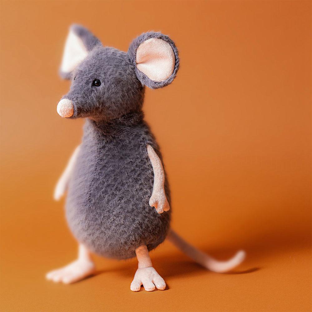 Woodland Jellycat Peluche Lachlan Sad Rat,27cm x 12cm x 12cm Grise | 57391-VXZI