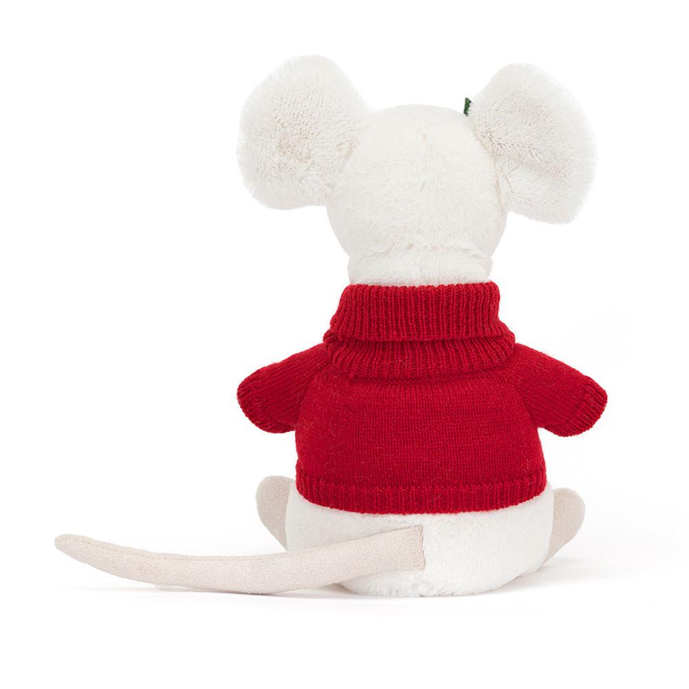 Woodland Jellycat Peluche Merry Mouse,18cm x 9cm x 7cm Blanche | 63527-FAGN