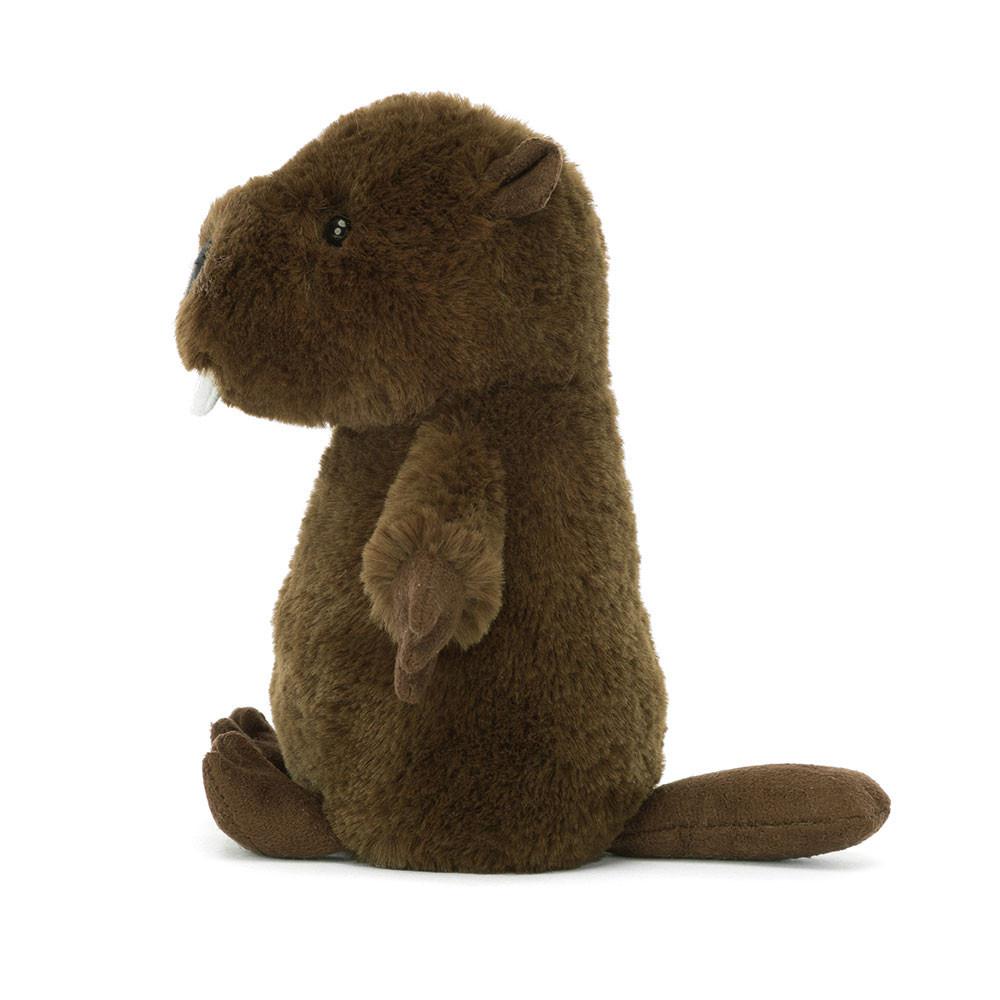 Woodland Jellycat Peluche Nippit Beaver,14cm x 7cm x 6cm Marron | 39068-QJVA