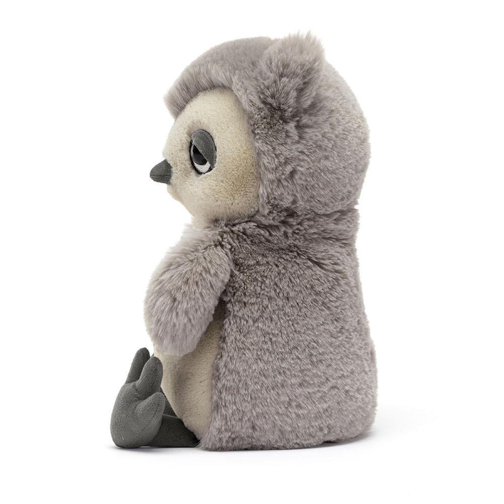 Woodland Jellycat Peluche Snoozling Owl,28cm x 14cm x 10cm Grise | 79516-LBYT
