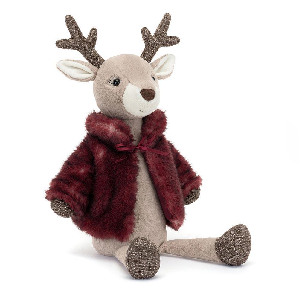 Woodland Jellycat Peluche Vivien Reindeer,46cm x 11cm x 11cm Beige | 52308-NJGD