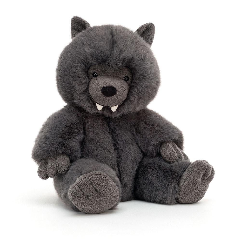 Woodland Jellycat Peluche Wilf Wolf,28cm x 18cm x 12cm Grise | 51987-RPQT