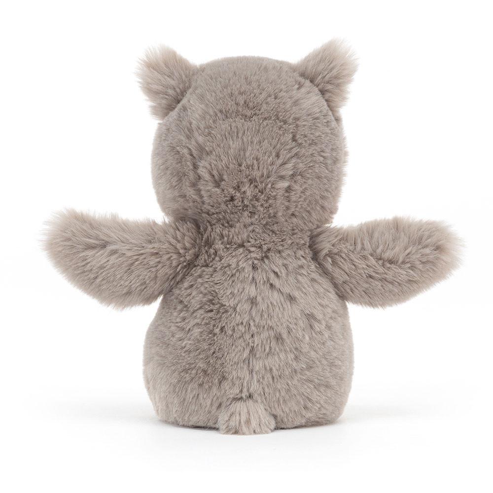 Woodland Jellycat Peluche Willow Owl,20cm x 9cm x 7cm Grise | 12364-ONGB